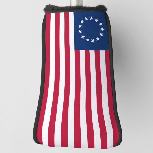 De cirkel van sterren, Amerikaanse vlag - Betsy Ro Golfheadcover (Draai 90)