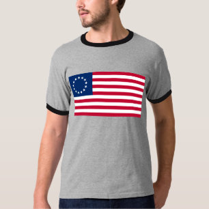 De cirkel van sterren, Amerikaanse vlag - Betsy Ro T-shirt