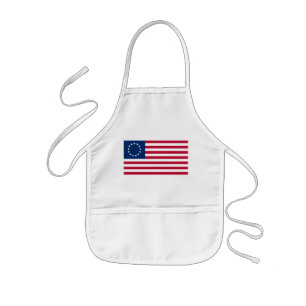 De Cirkel van sterren, Amerikaanse vlag door Betsy Kinder Schort