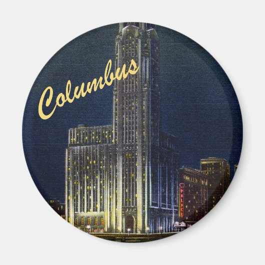 De Citadel 's nachts  magneet (Voorkant)