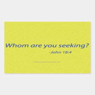 De Citaten van de bijbel Rechthoekige Sticker