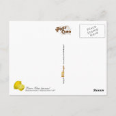 De citroen - illustratie briefkaart (Achterkant)