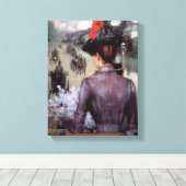 De City Atlas Canvas Afdruk (Insitu (Houten vloer))