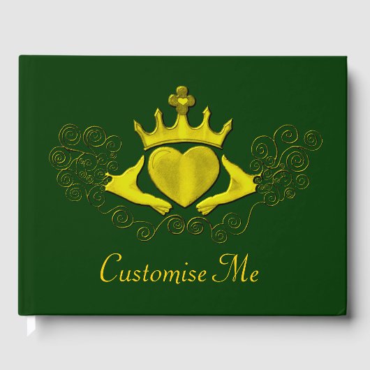 De Claddagh (Goud) Gastenboek (Voorkant)