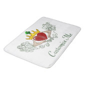 De Claddagh (volledige kleur) Badmat (Gekanteld)