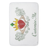 De Claddagh (volledige kleur) Badmat (Voorkant Verticaal)