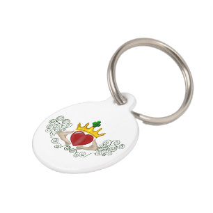 De Claddagh (volledige kleur) Huisdierpenning