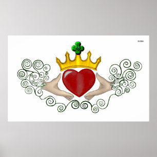 De Claddagh (volledige kleur) Poster