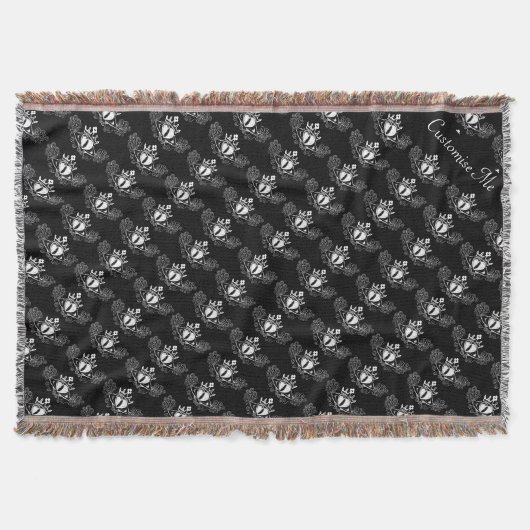 De Claddagh (wit) Deken (Voorkant)