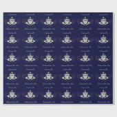 De Claddagh (zilver) Cadeaupapier (Vlak)