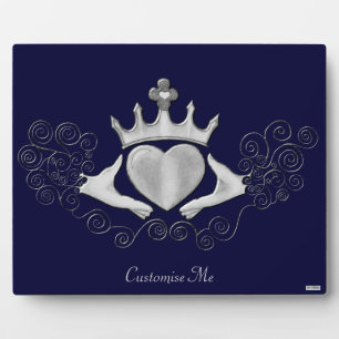 De Claddagh (zilver) Fotoplaat