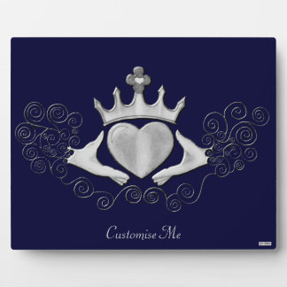 De Claddagh (zilver) Fotoplaat