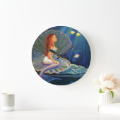 De Clamshell Mermaid Art Wall klok (Huis)