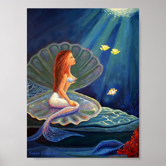 De Clamshell Mermaid Print (Voorkant)