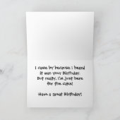 "De Clan" Pinguïn Verjaardag Kaart (Binnen)