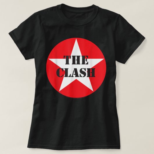 De Clash - Cirkel Star Olive T-shirt (Design voorkant)