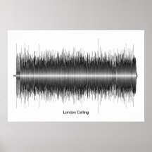 De Clash London Calling Soundwave Art