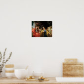 De clementie van Alexander de Grote Poster (Keuken)