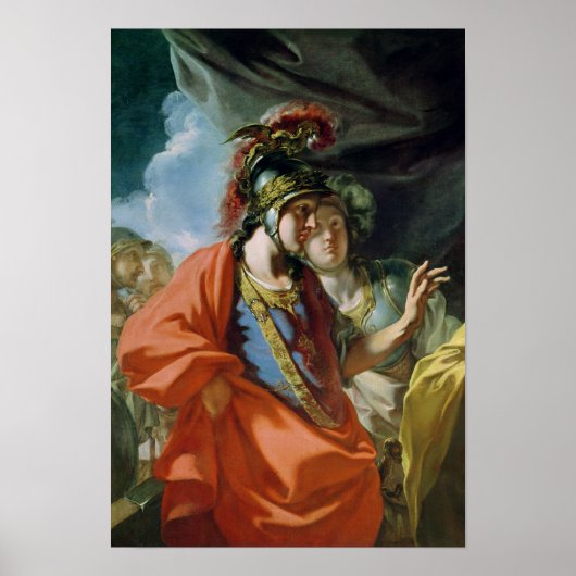 De clementie van Alexander de Grote Poster (Voorkant)