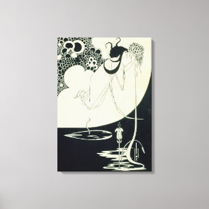 De Climax, illustratie van 'Salome' met Oscar Wi Canvas Afdruk