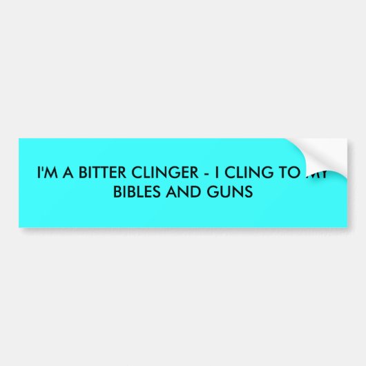 De Clinger Bumpersticker (Voorkant)