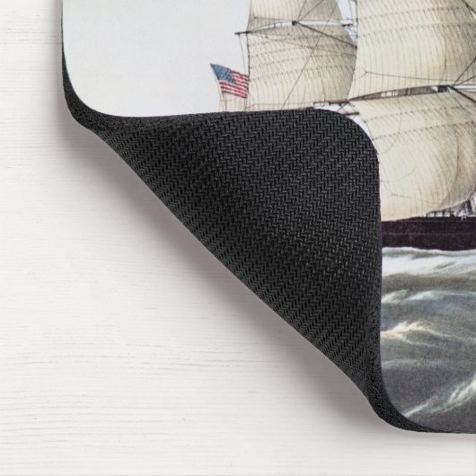 De Clipper verzendt "Flying Cloud" Muismat (Hoek)