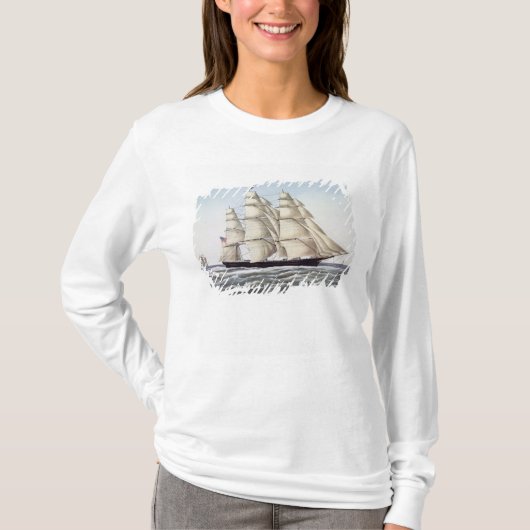 De Clipper verzendt "Flying Cloud" T-shirt (Voorkant)