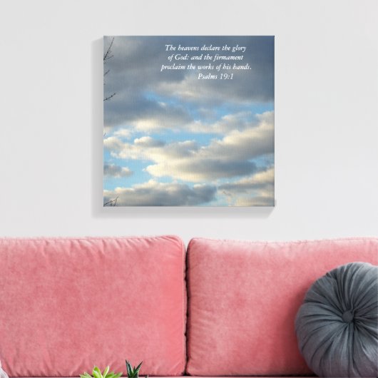 De cloud canvas afdruk (Insitu (Woonkamer))