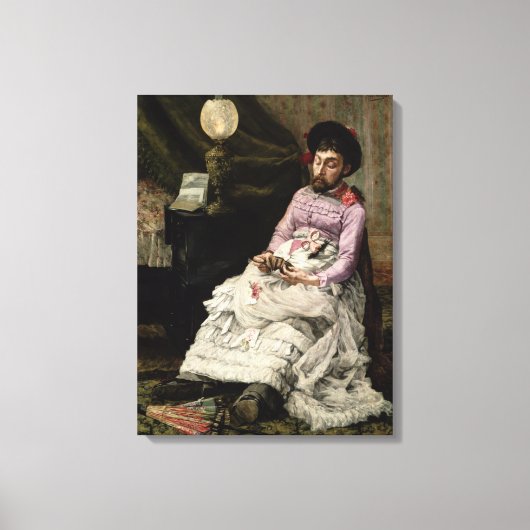 De clown canvas afdruk (Voorkant)