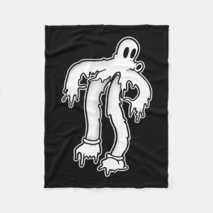 De Clown Geest Gothic Smeltend  Fleece Deken