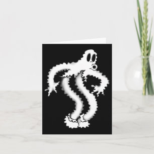 De Clown Geest Schuddend Griezelig Blackwork  Kaart