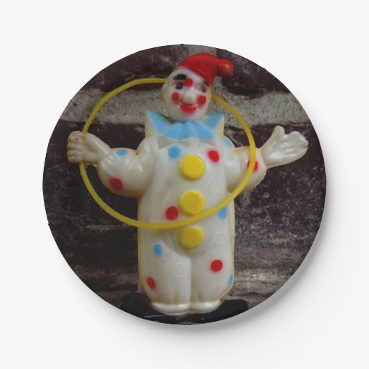 De clown papieren bordje (Voorkant)