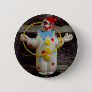 De clown ronde button 5,7 cm