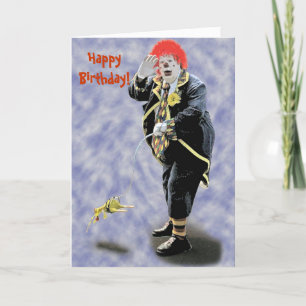De Clown van de verjaardag, HappyBirthday! - Kaart