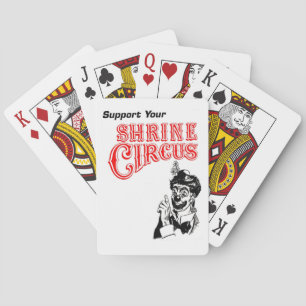 De Clown van het Circus van het heiligdom Speelkaarten