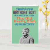 De club van de oude Fart Kaart (Gele Bloem)