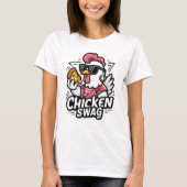 De Cluckin Cool Chicken Swag Logo T-shirt (Voorkant)