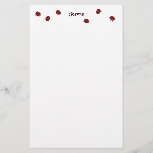 De coccinelles papeterie en abondance pour des (Devant)