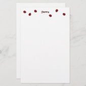 De coccinelles papeterie en abondance pour des (Devant / Derrière)