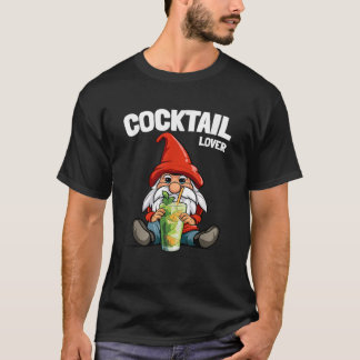 De Cocktailliefhebber Kabouter grappige bijpassend T-shirt