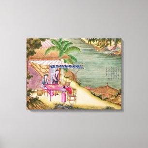 De cocons sorteren canvas afdruk