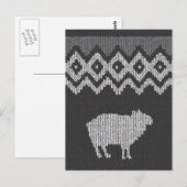 de code schapen - IJsland Briefkaart (Voorkant / Achterkant)