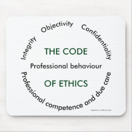 De "code van Ethiek - 5 fundamentele principes " Muismat