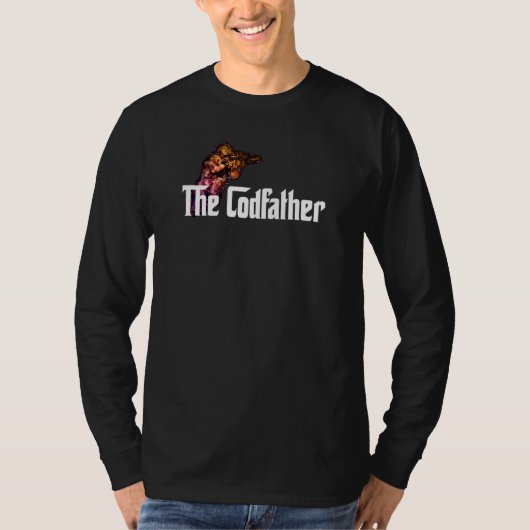 De Codfather Gaming Pro Streamers Multiplayer Thee T-shirt (Voorkant)