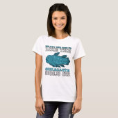 De Coelacanth houdt ons vast T-shirt (Voorkant volledig)