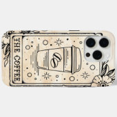 De Coffee Tarot Kaart Case-Mate iPhone Case (Achterkant (horizontaal))