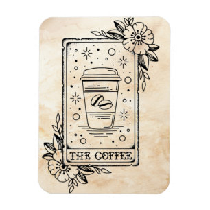 De Coffee Tarot Kaart Magneet