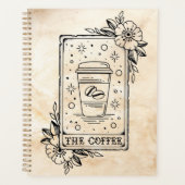 De Coffee Tarot Kaart Planner (Voorkant)