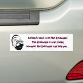 De cokesman zegt... bumpersticker (Op auto)