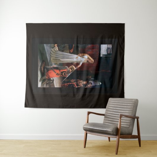 De colade van Edmund Blair Leighton Wandkleed (In Situ (horizontaal))